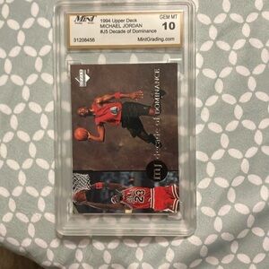 1994 upper deck michael jordan #j5 decade of dominance